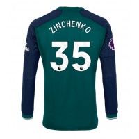 Arsenal Oleksandr Zinchenko #35 Tretí futbalový dres 2023-24 Dlhy Rukáv
